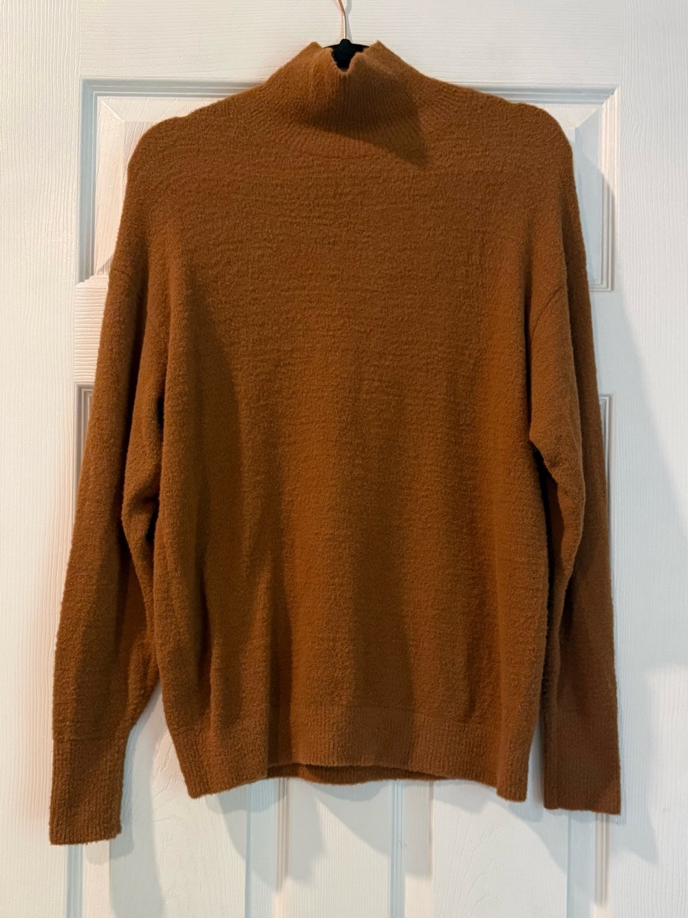 Wilfred Turtleneck Sweater in Rust Brown